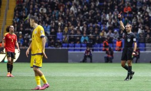 世预赛-比利时1-1十人哈萨克斯坦 还剩1轮2分领跑积分榜